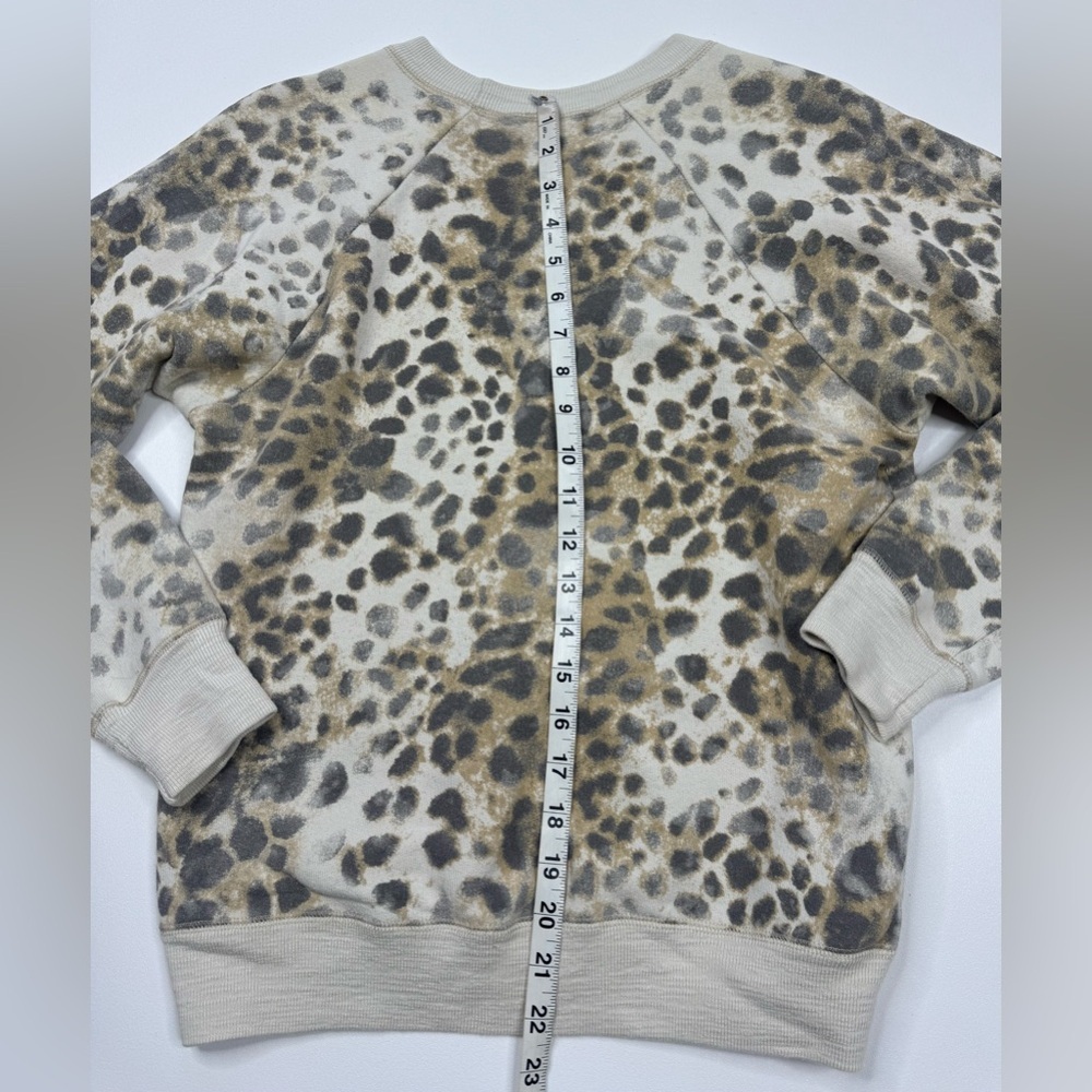 Isabel Marant Etoile Animal Print 100% Cotton French Terry Sweatshirt Size Small - Picture 10 of 10